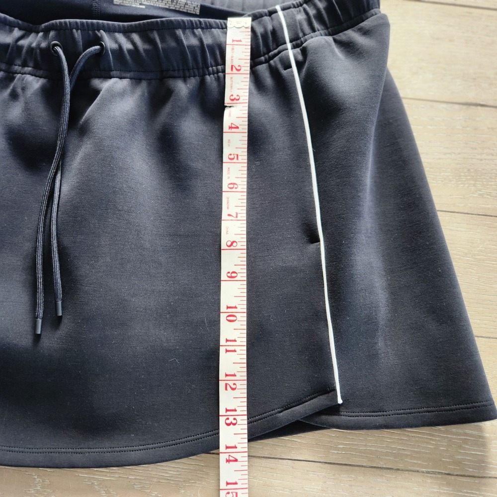 All In Motion XXL Black Athletic Skort Women's Drawstring Pockets White Trim - Picture 7 of 7